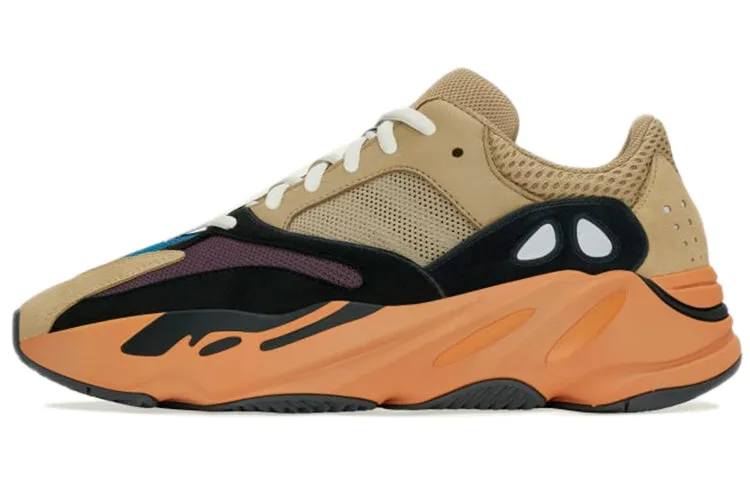 Adidas Originals Yeezy Boost 700 Chunky Unisex Sneakers, Brown/Black/Orange