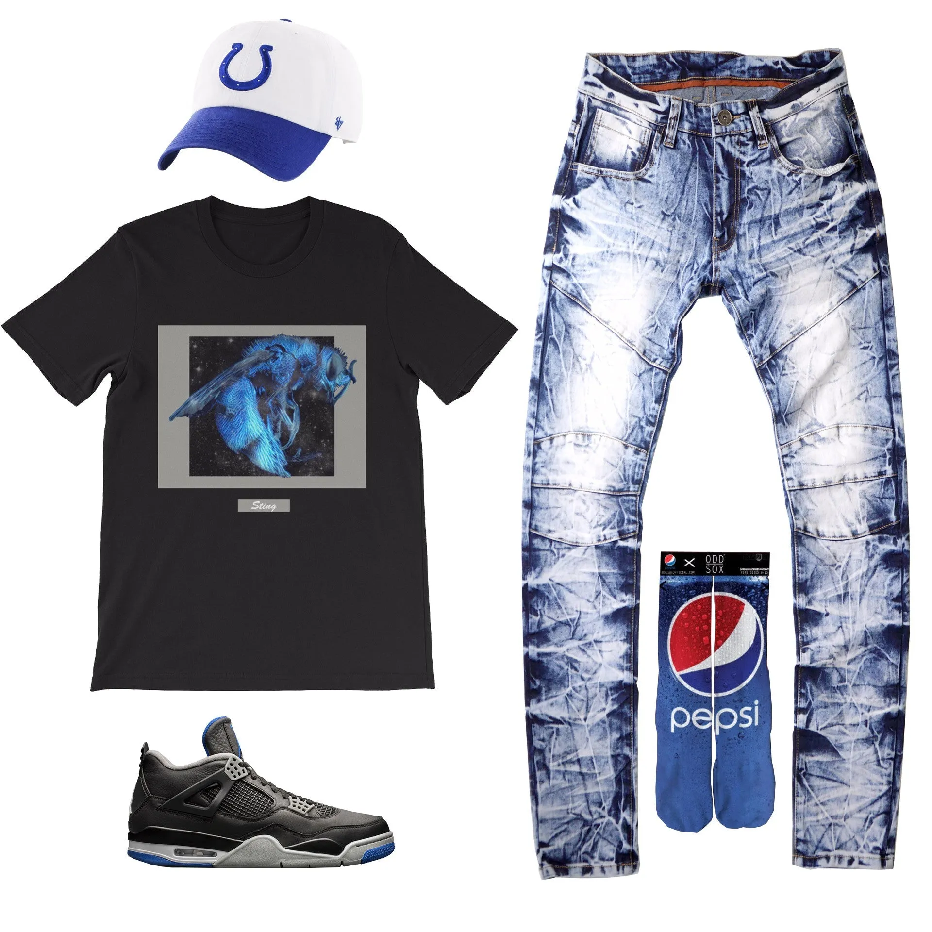 Air Jordan 4 Retro Motorsports Outfit