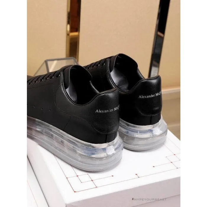 Alexander McQueen Black / Back Rubber Sole Sneaker