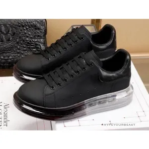 Alexander McQueen Black / Back Rubber Sole Sneaker