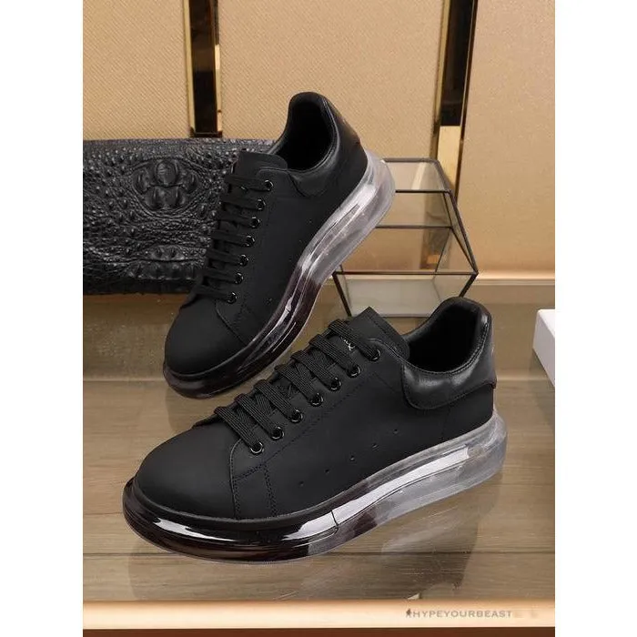 Alexander McQueen Black / Back Rubber Sole Sneaker