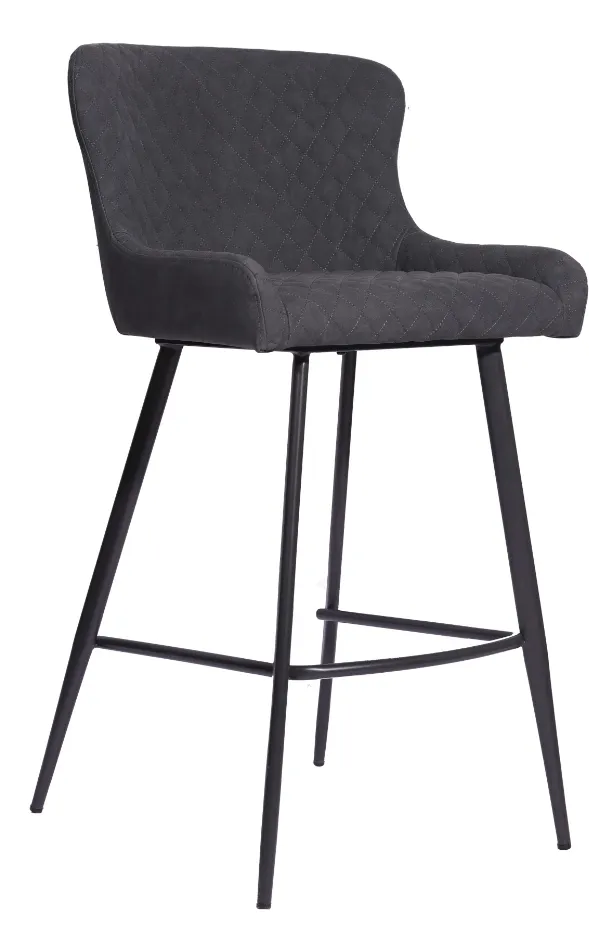 Amalfi Grey PU Bar Stool