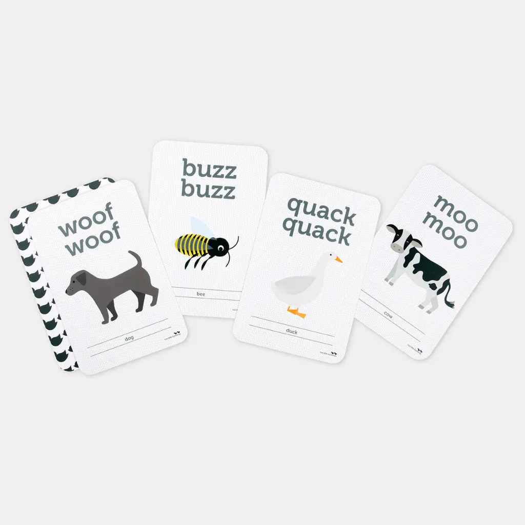 Animal sounds flash cards