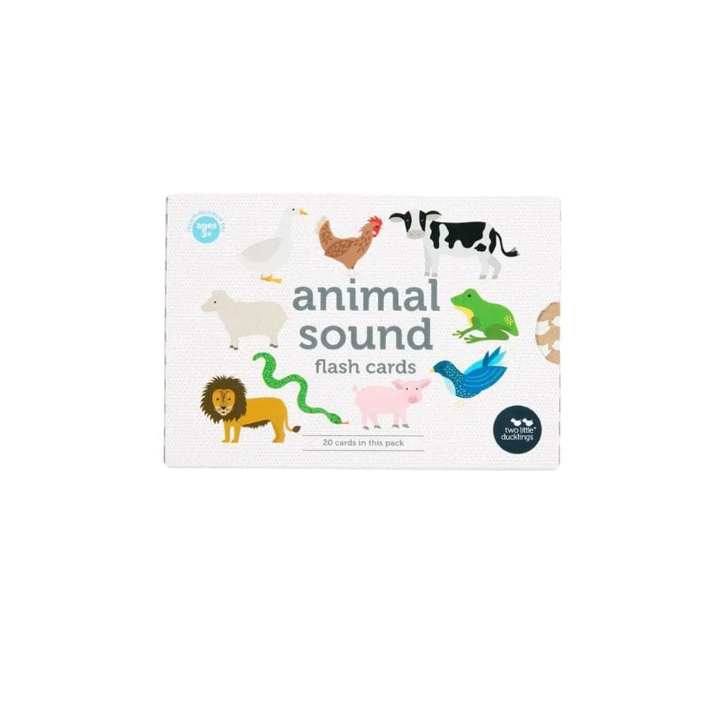 Animal sounds flash cards