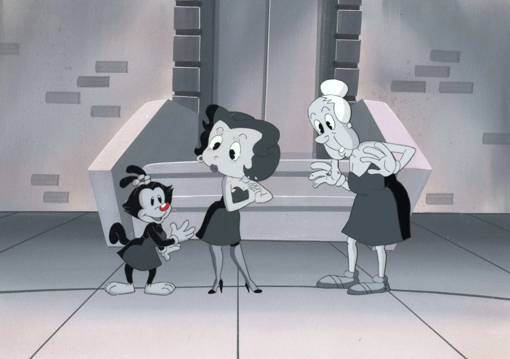 Animaniacs Original Production Cel on Original Background: Dot