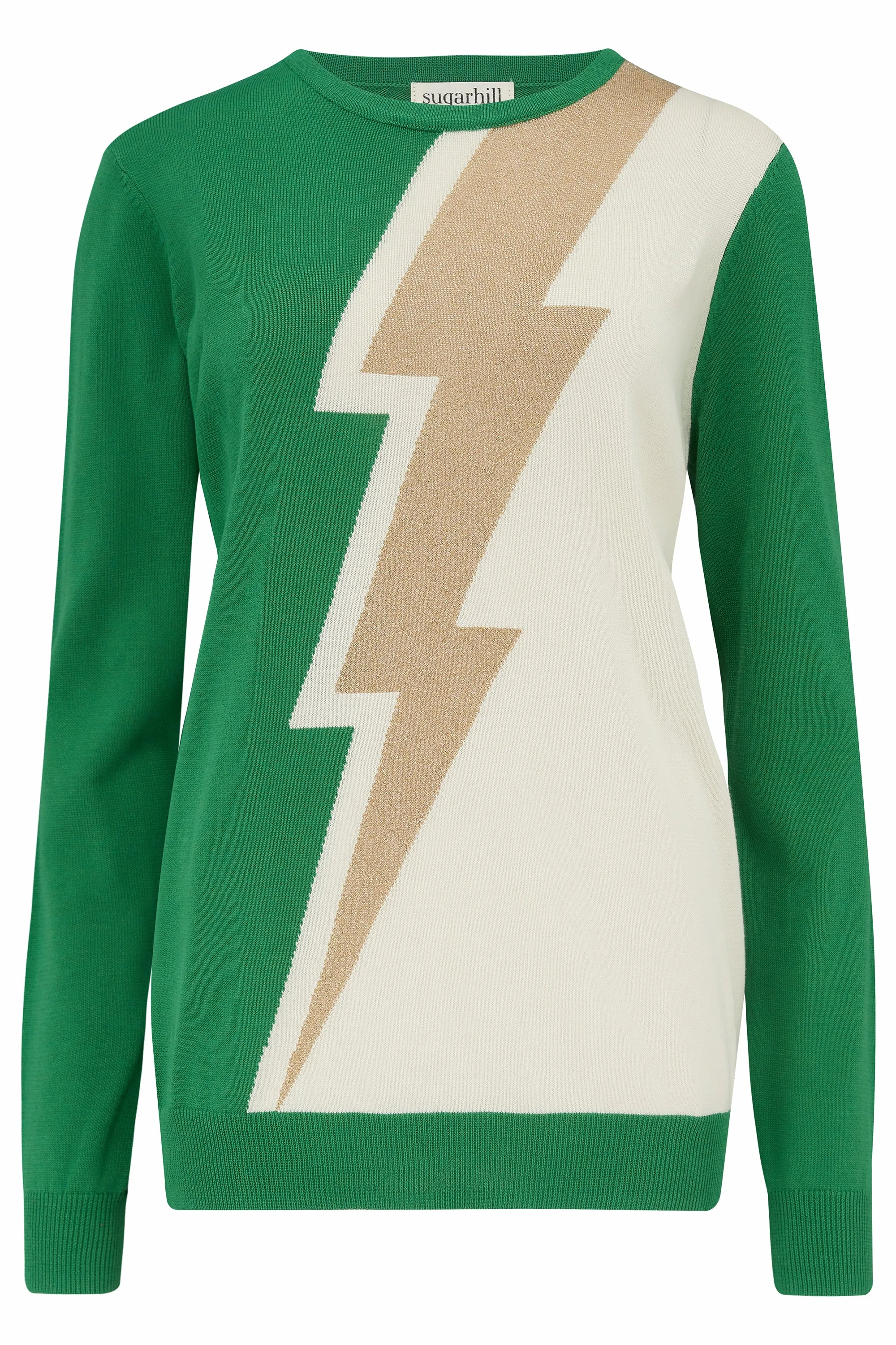 Astrid Jumper | Green Lightning Shimmer