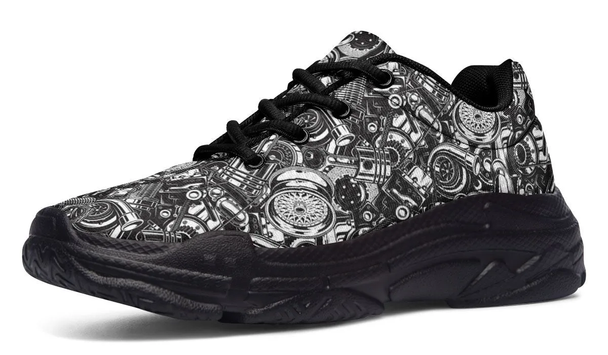 Automobile Parts Chunky Sneakers