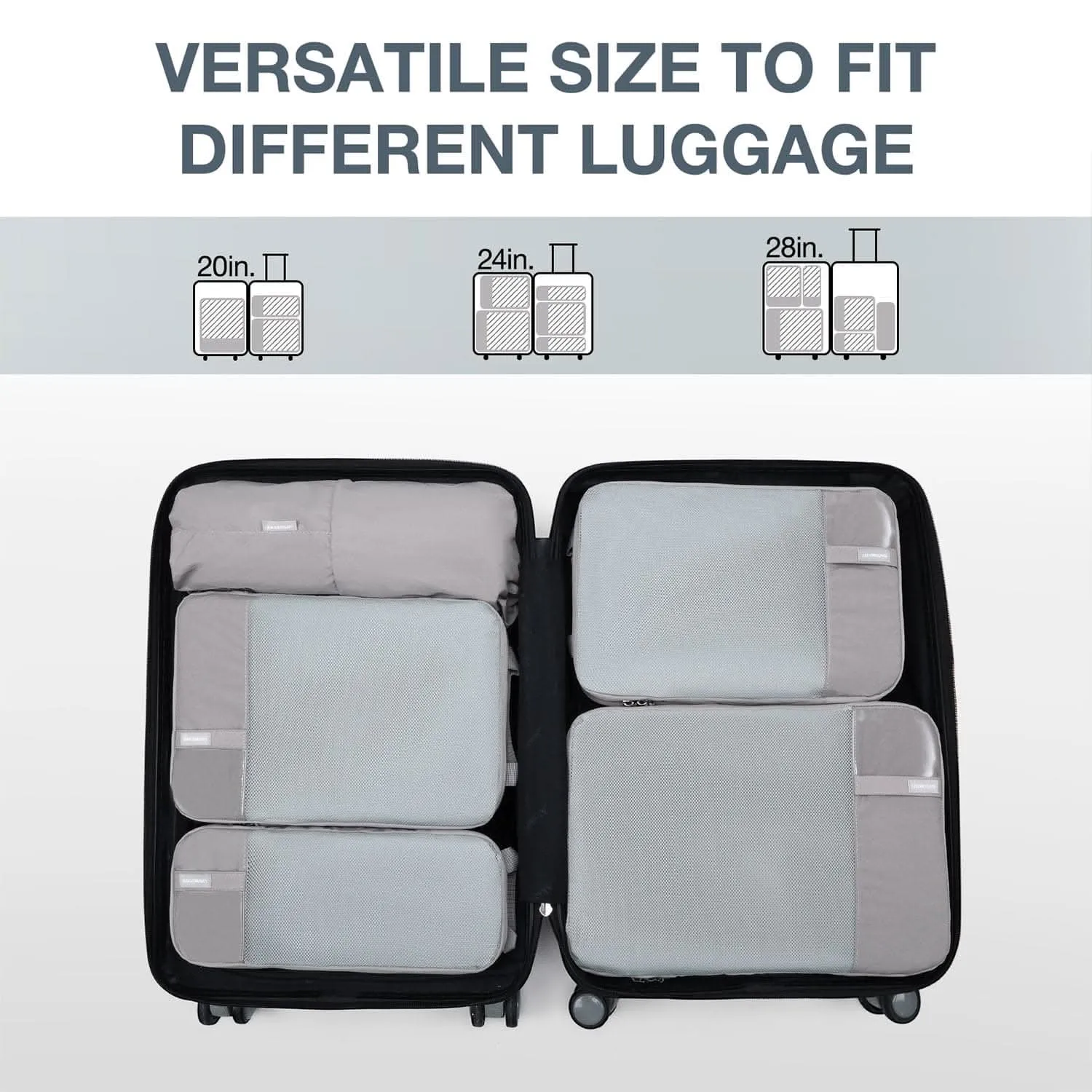 Bagsmart Compression Packing Cubes