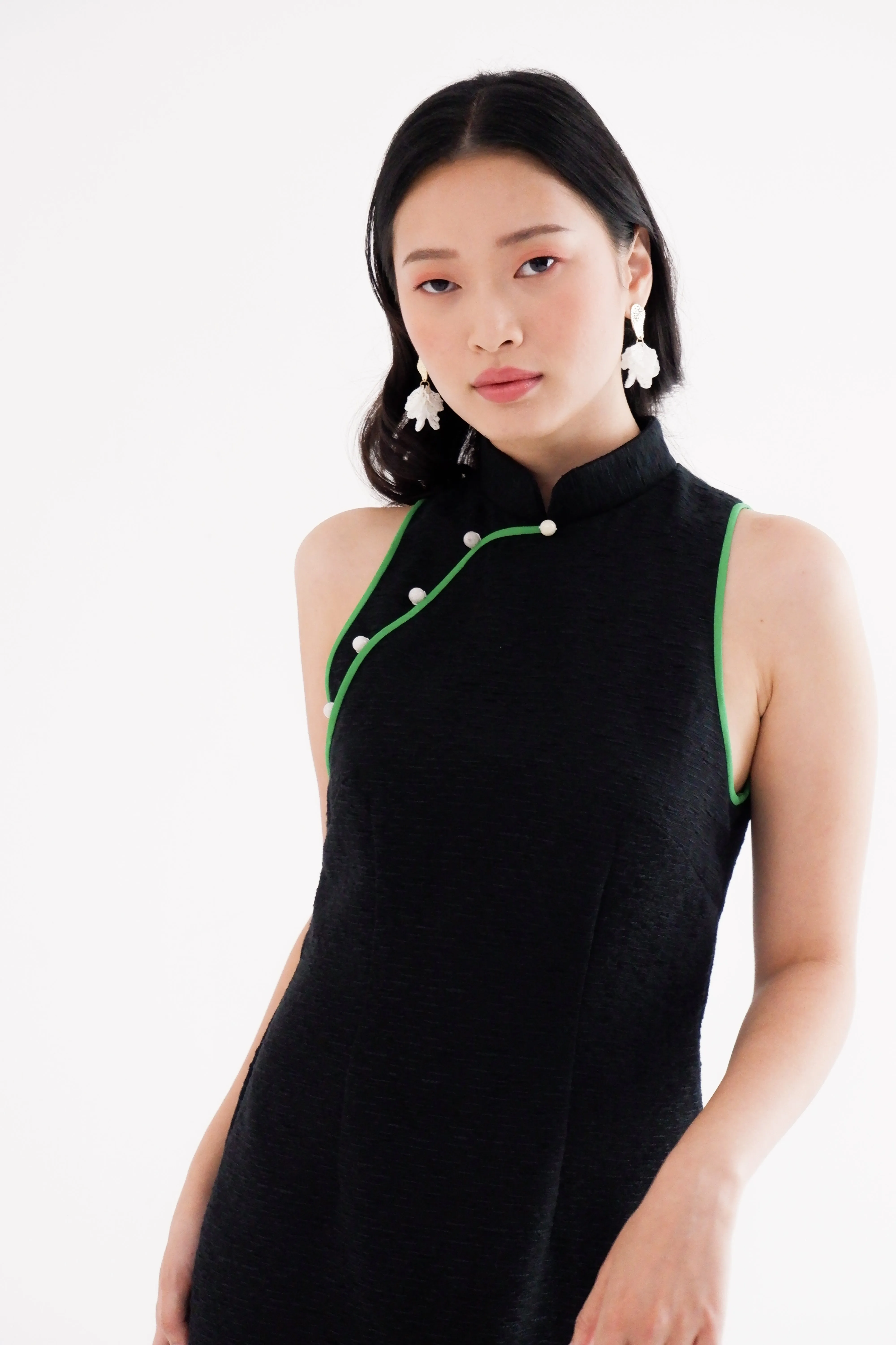 Black Canvas Cheongsam