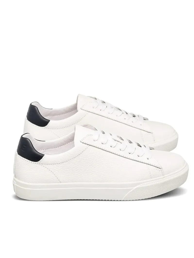 Bradley Venice White Leather Navy