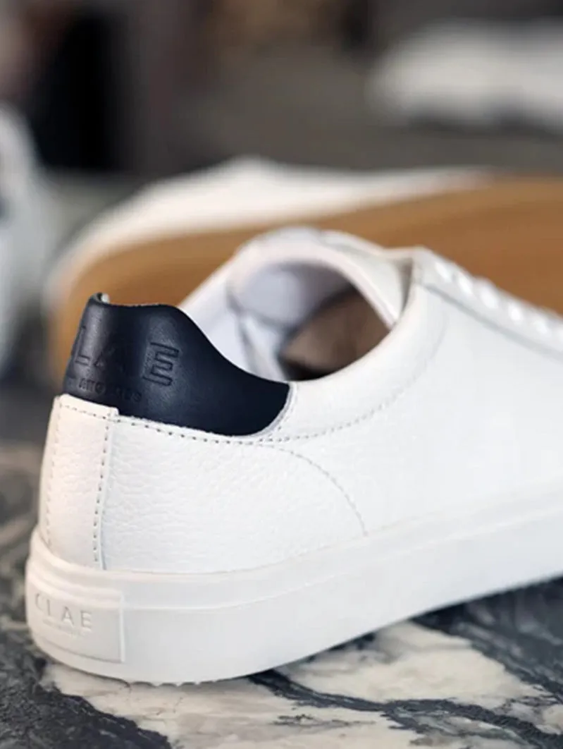 Bradley Venice White Leather Navy