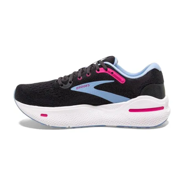 Brooks Women's Ghost Max Running Shoe - Ebony/Open Air/Lilac Rose