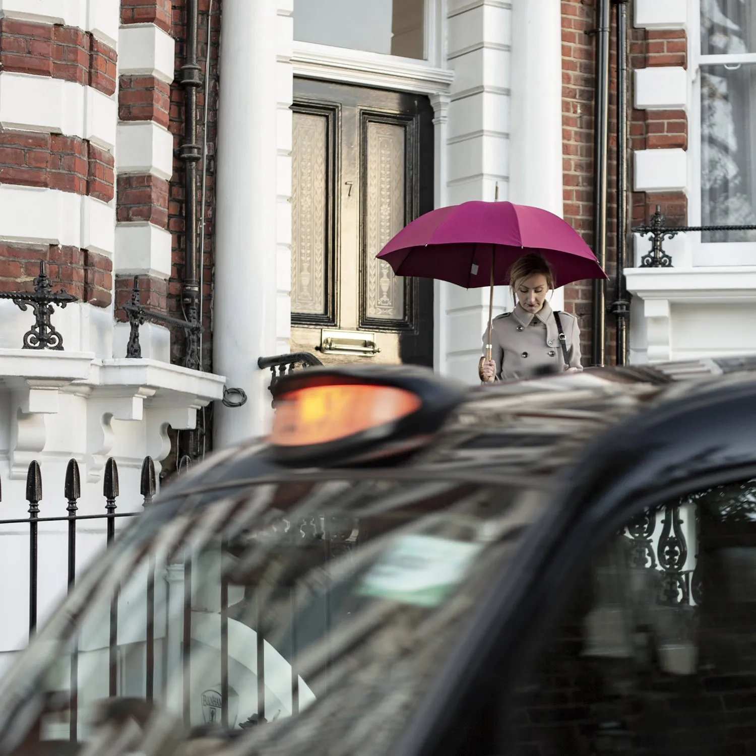 Classic Burgundy Umbrella