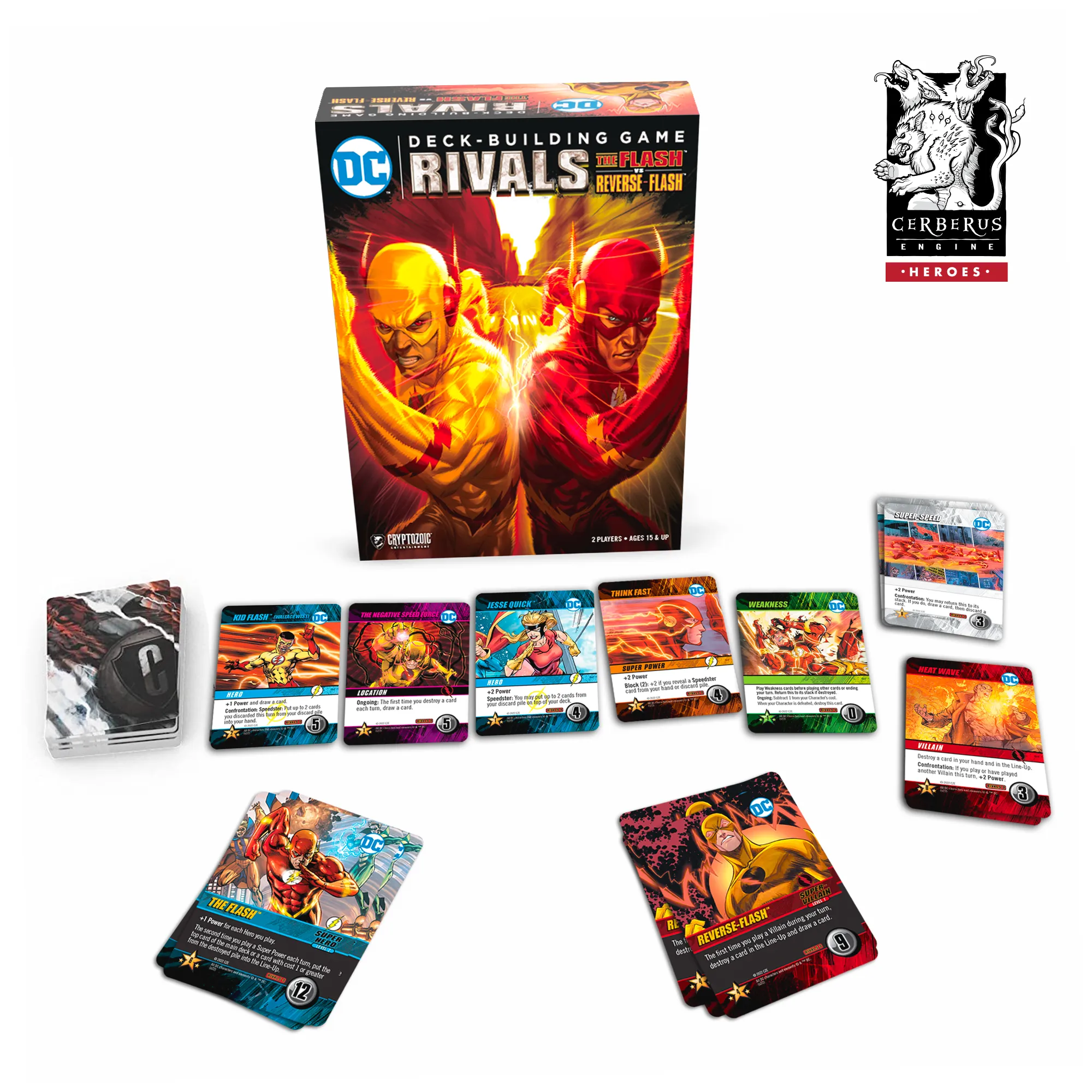 DC Deck-Building Game: Rivals – The Flash vs. Reverse-Flash (KICKSTARTER VERSION)