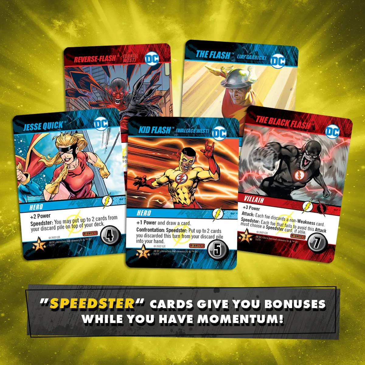 DC Deck-Building Game: Rivals – The Flash vs. Reverse-Flash (KICKSTARTER VERSION)