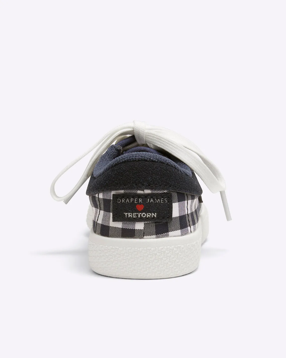 DJ x Tretorn Kid's Little Nylite Navy Gingham