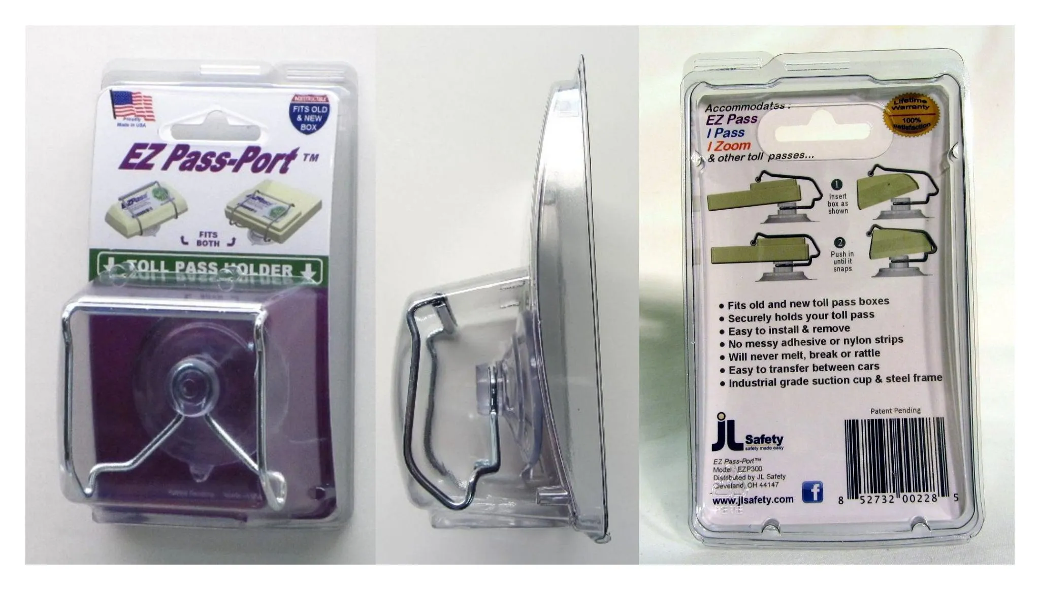 EZ Pass-Port™ Unbreakable Toll Pass Holder