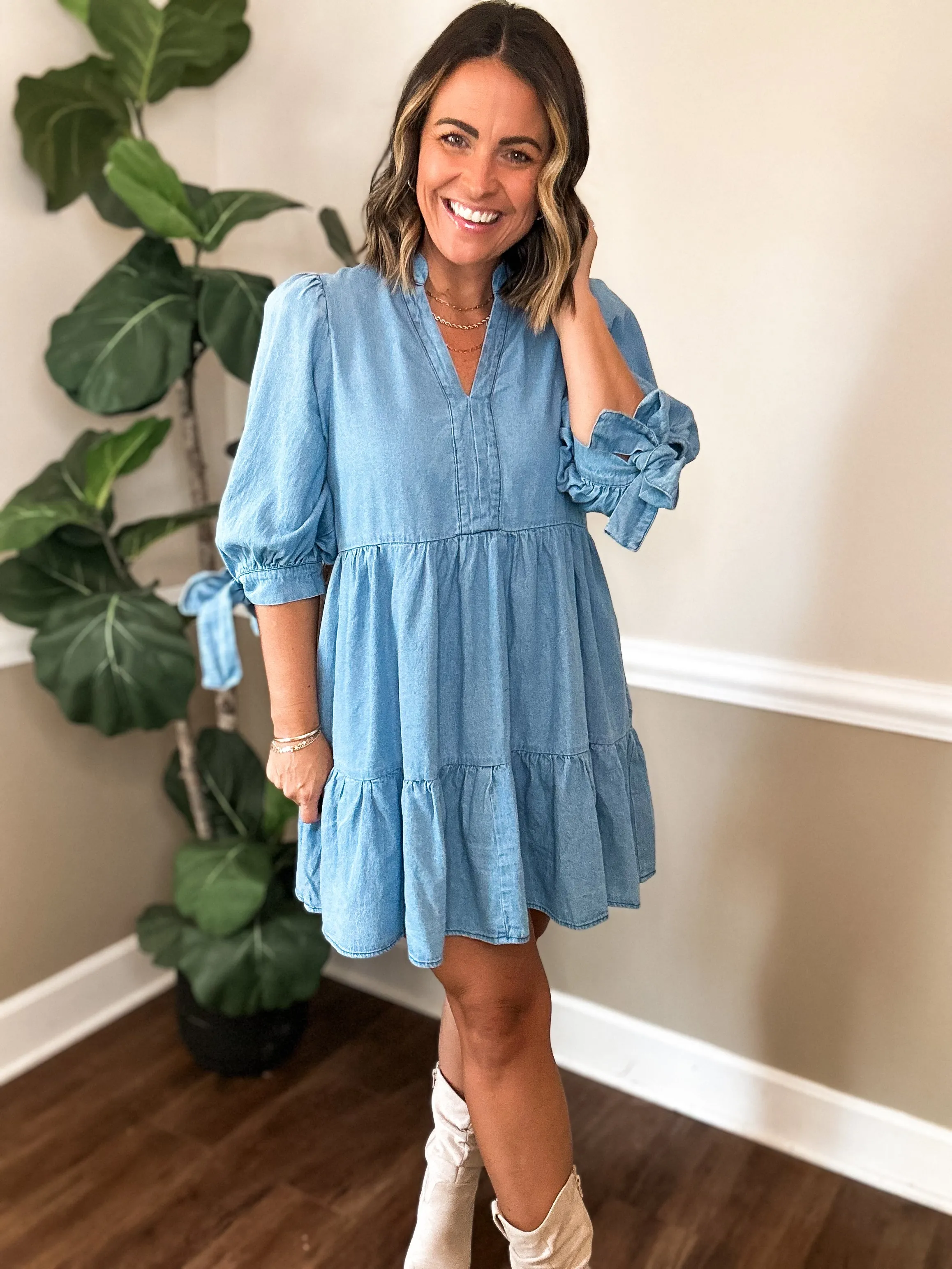 It's All About Denim Dress