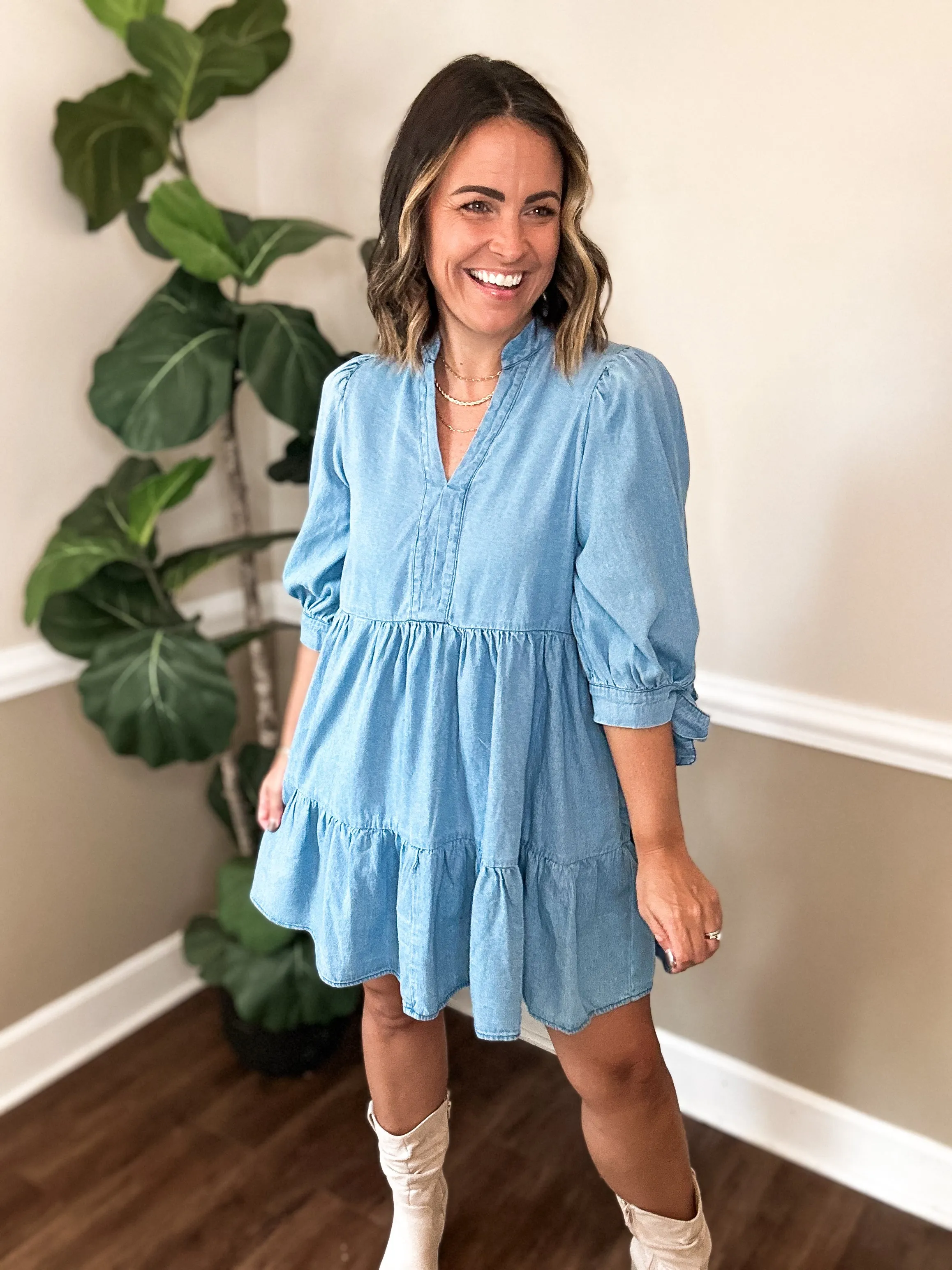 It's All About Denim Dress