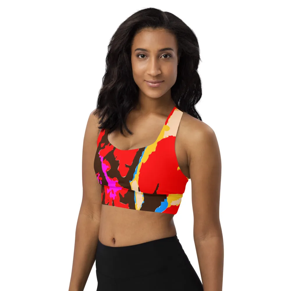 Longline sports bra Splash