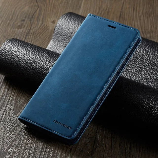 Luxury Leather Magnetic Flip Case for IPhone Xs Xr X 11 pro Max Wallet Card Holder Book Cover for IPhone 8 7 6 6s Plus 5 5s etui