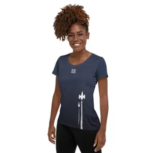 Outer Space Women's Athletic T-shirt