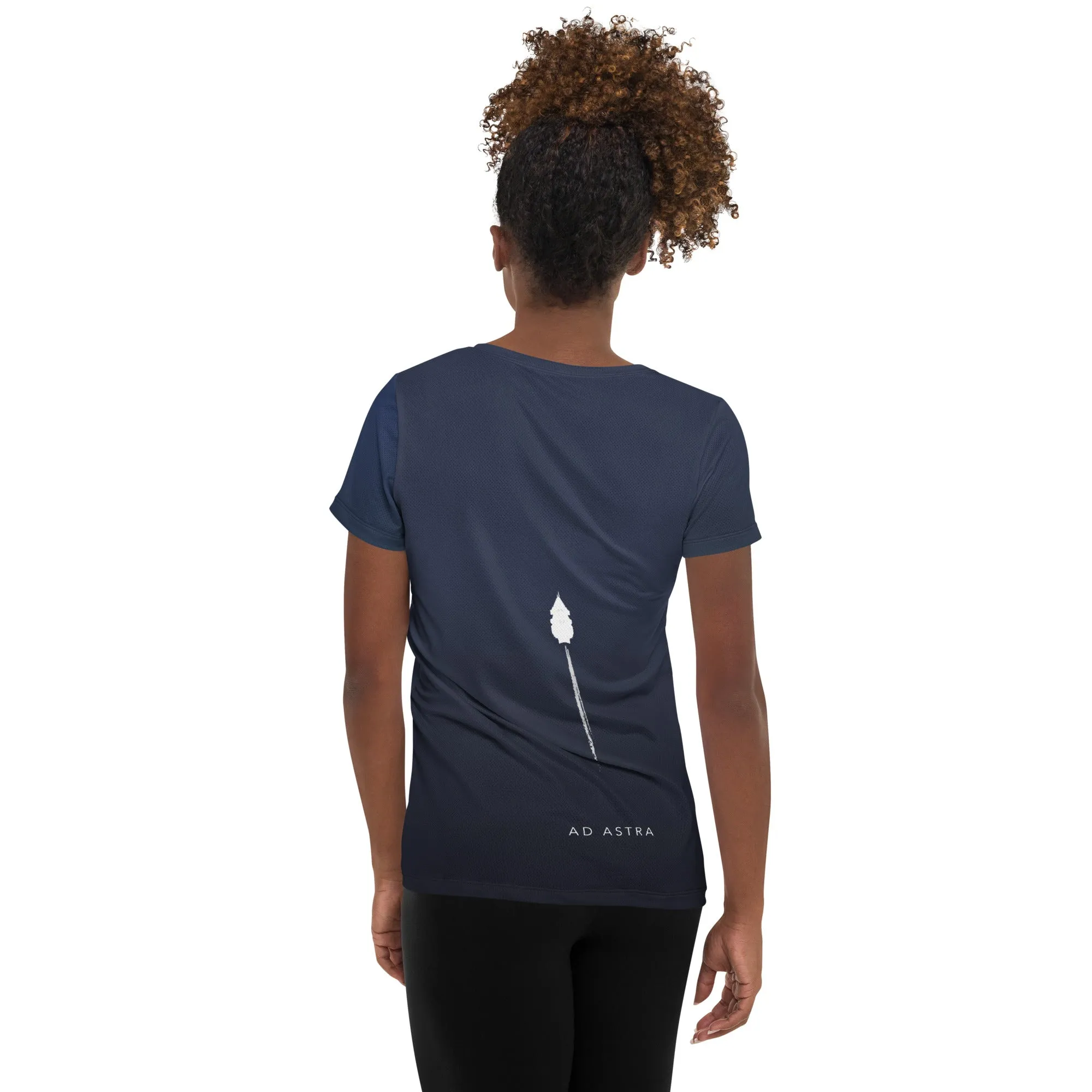 Outer Space Women's Athletic T-shirt