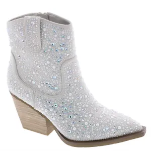 "kady Pearl" Bootie In Silver