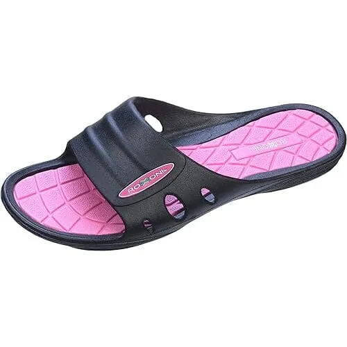 Roxoni Womens Summer Flip Flop Beach Open Toe Slide Sandals With Rubber Sole