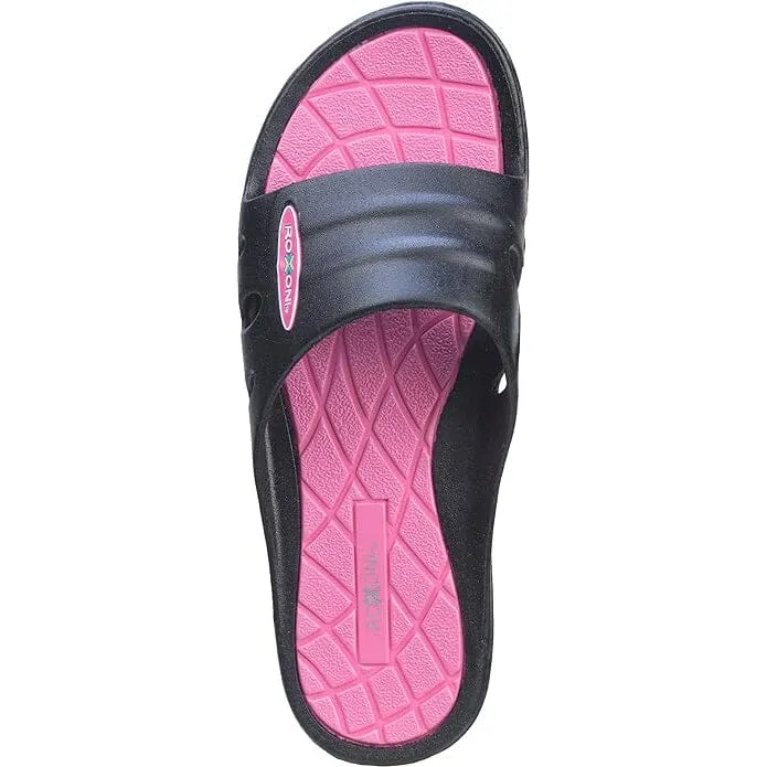 Roxoni Womens Summer Flip Flop Beach Open Toe Slide Sandals With Rubber Sole