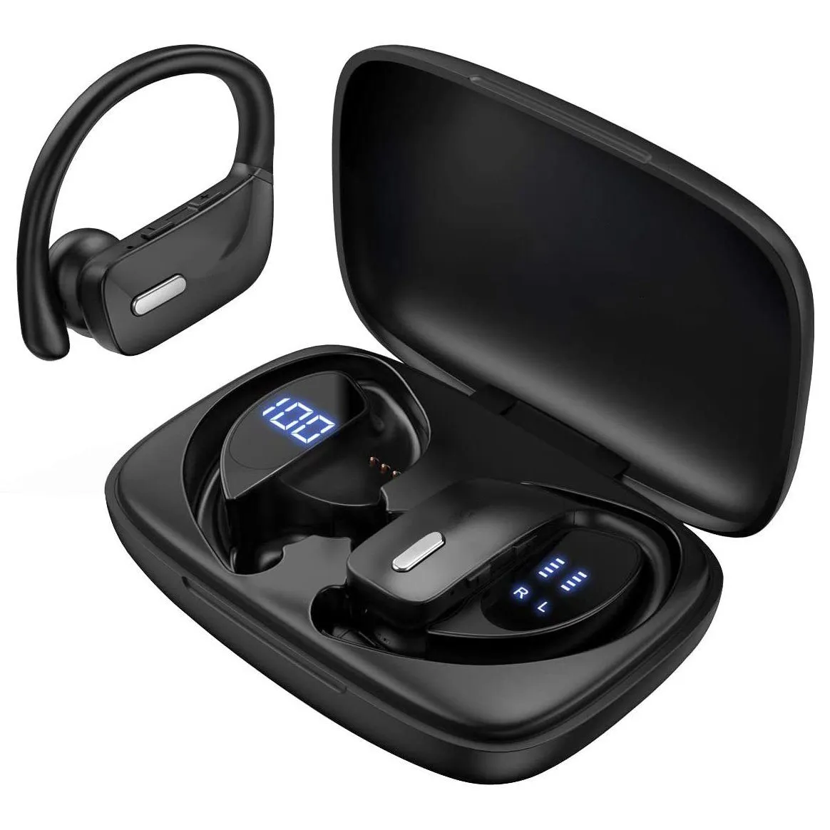 Sports Bluetooth Wireless Earbuds with Microphone