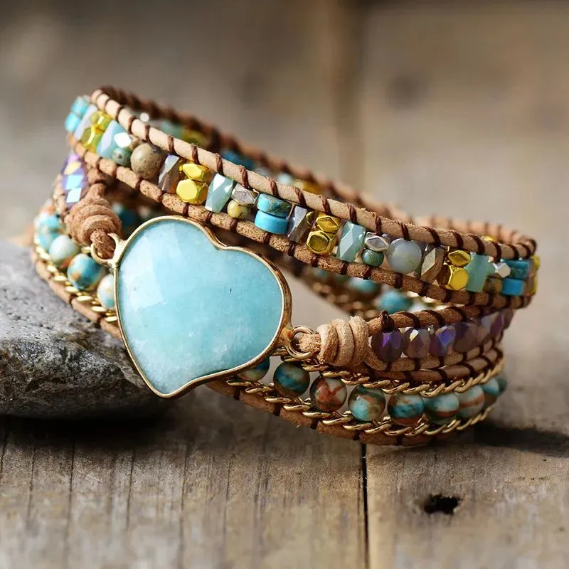 Stylish Center Big Heart Bracelet