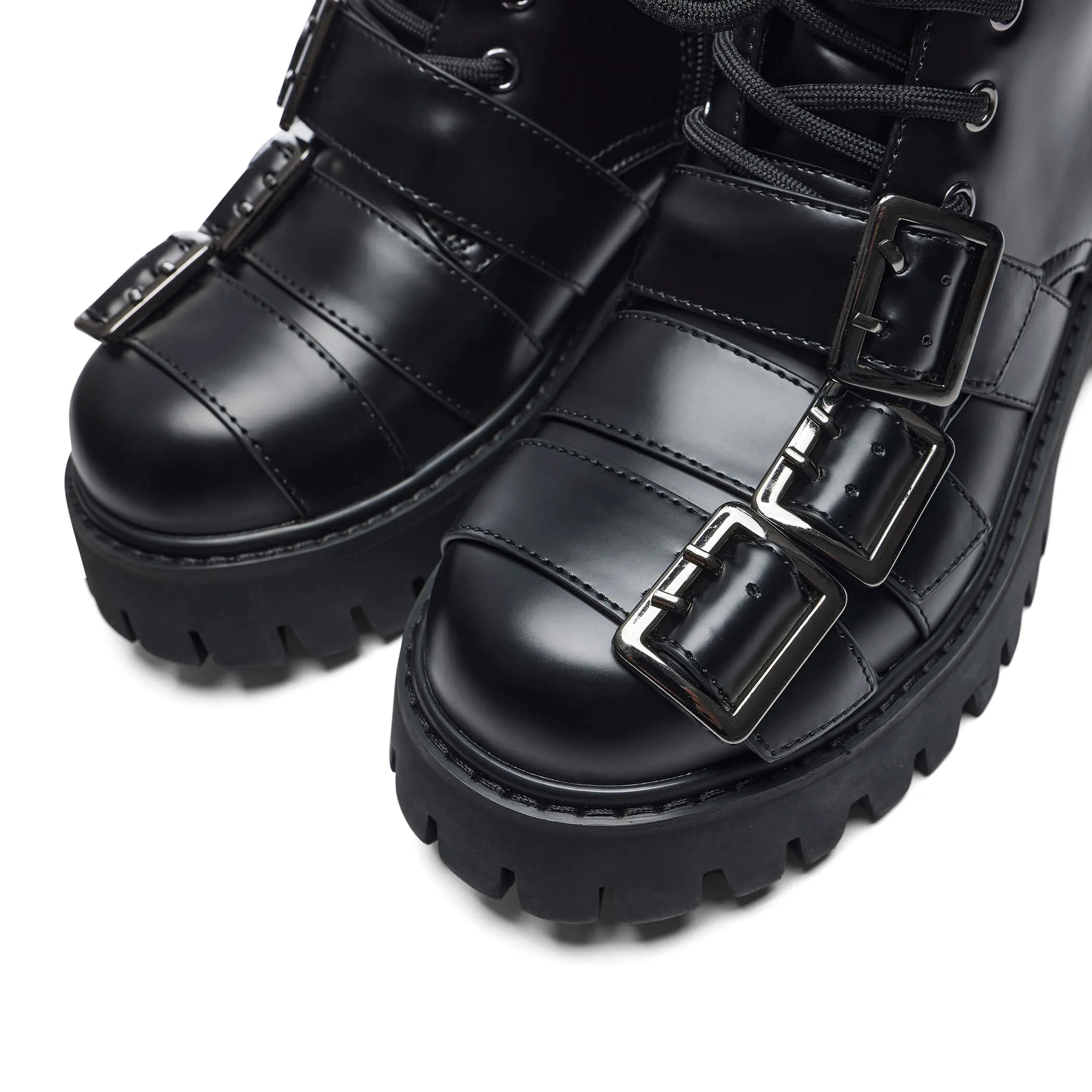 The Curse Of The Black Widow Boots - Black