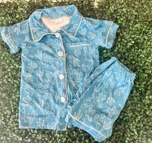 Western Cactus Pajama Set