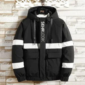 Winter men's thick warm jacket