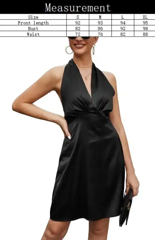 Women’s Spring Dress Women’s Sexy Backless Dress