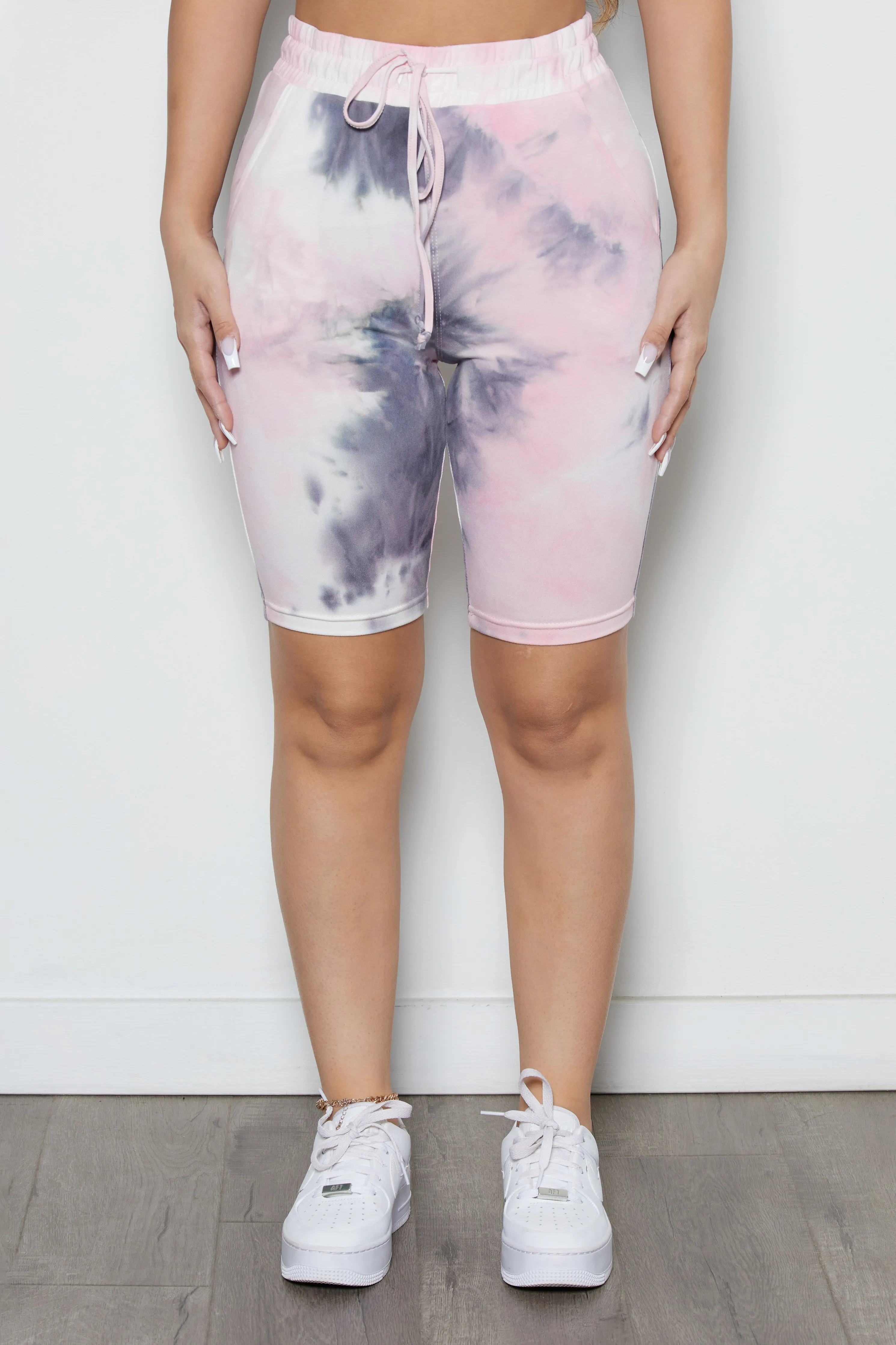 Yummy Tie Dye Jogger Bike Shorts